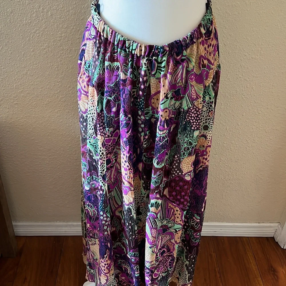 A.L.C Silk Waverly Orchid Dress Size 12 - Picture 11 of 12